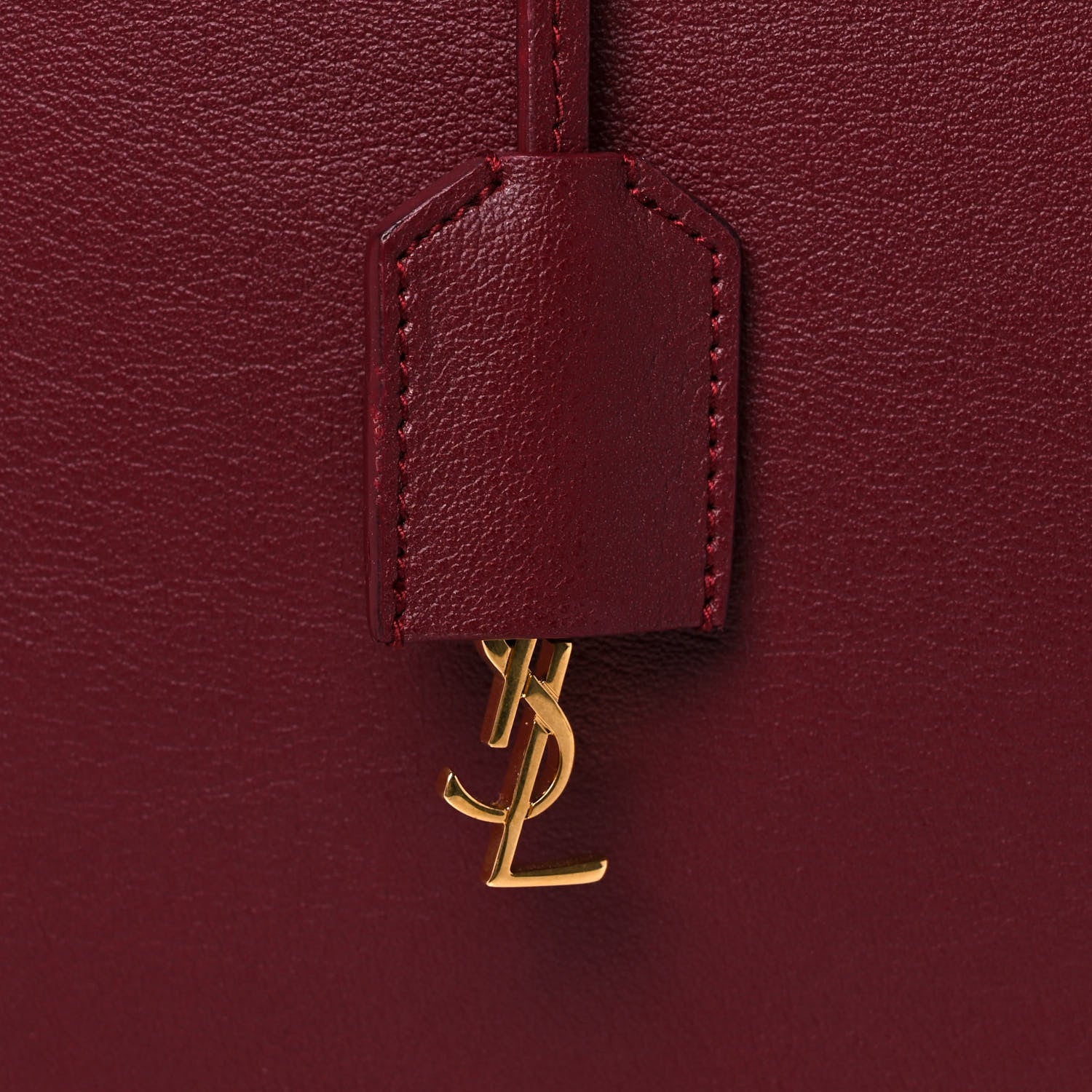 Saint Laurent Calfskin Large Shopping Tote Palissandre 13 of 16