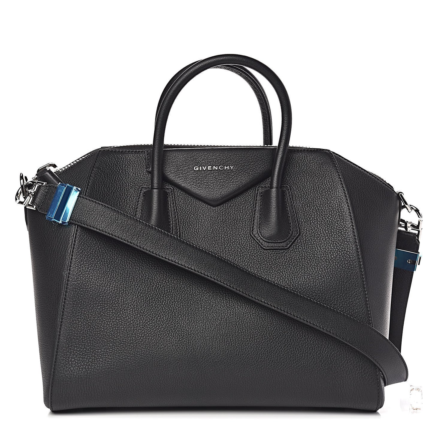 Sugar Goatskin Medium Antigona Black