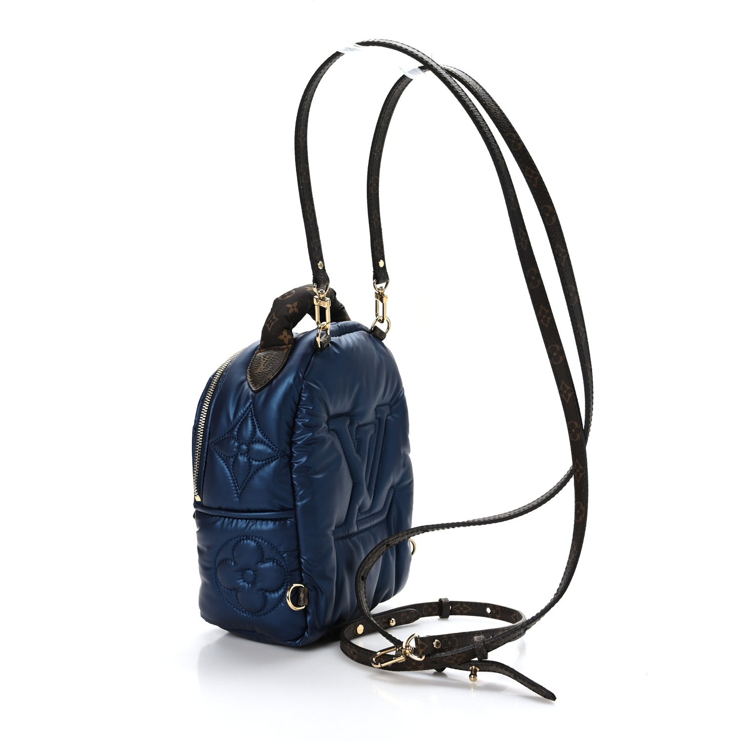 Econyl Mini Monogram Pillow Palm Springs Backpack Mini Navy