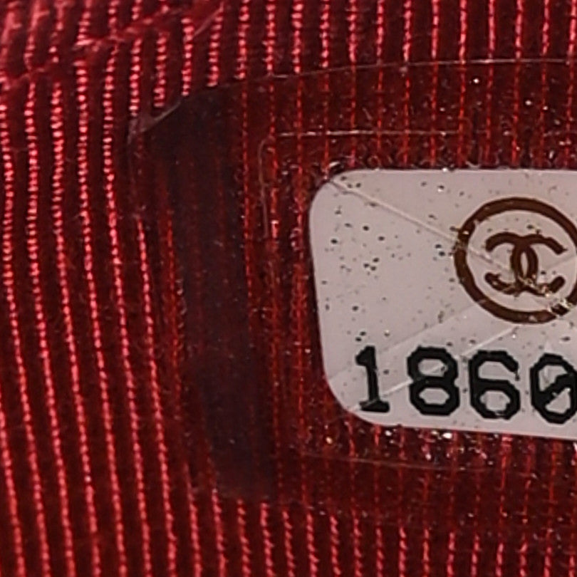 Chanel Caviar Quilted Coin Purse Red 6 of 10
