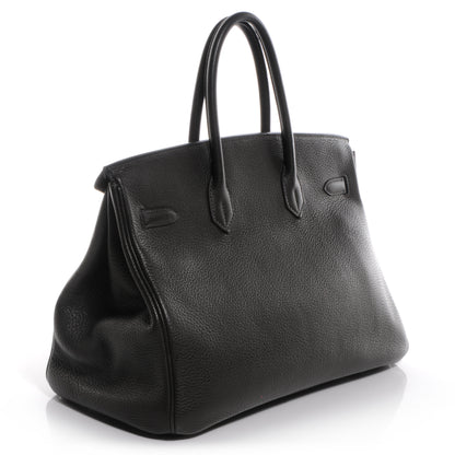 Hermes Taurillon Clemence Birkin 35 Graphite 3 of 9