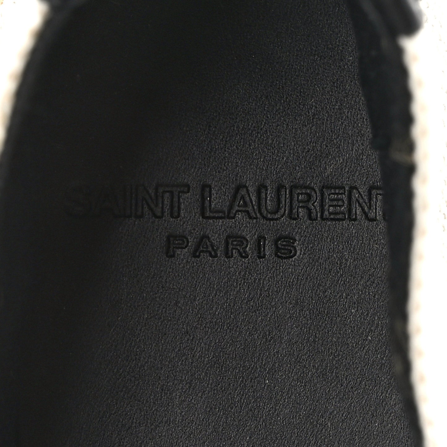 Canvas Nappa Elba Light Logo Embroidered Espadrilles 36 Ecru
