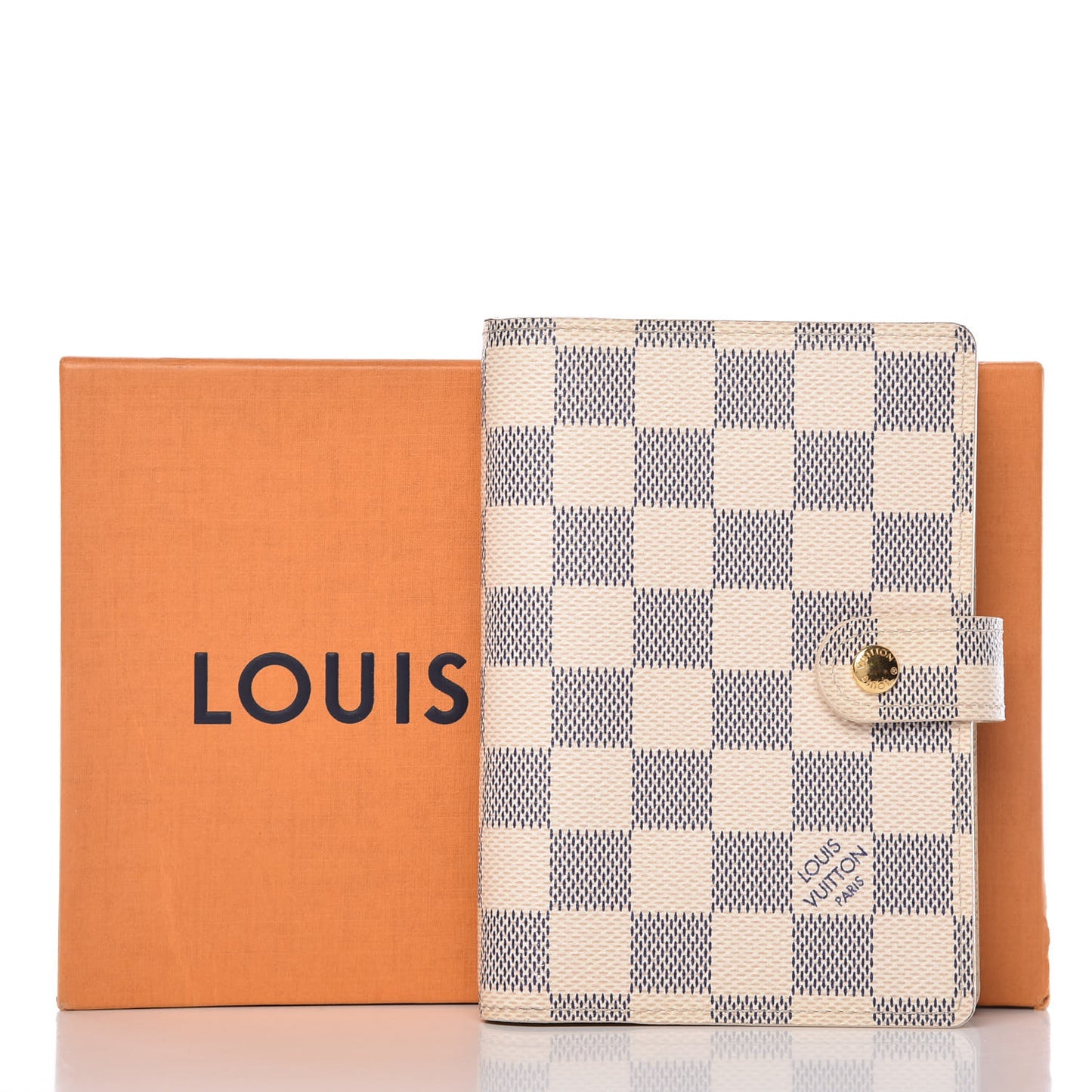 Damier Azur Small Ring Agenda Cover