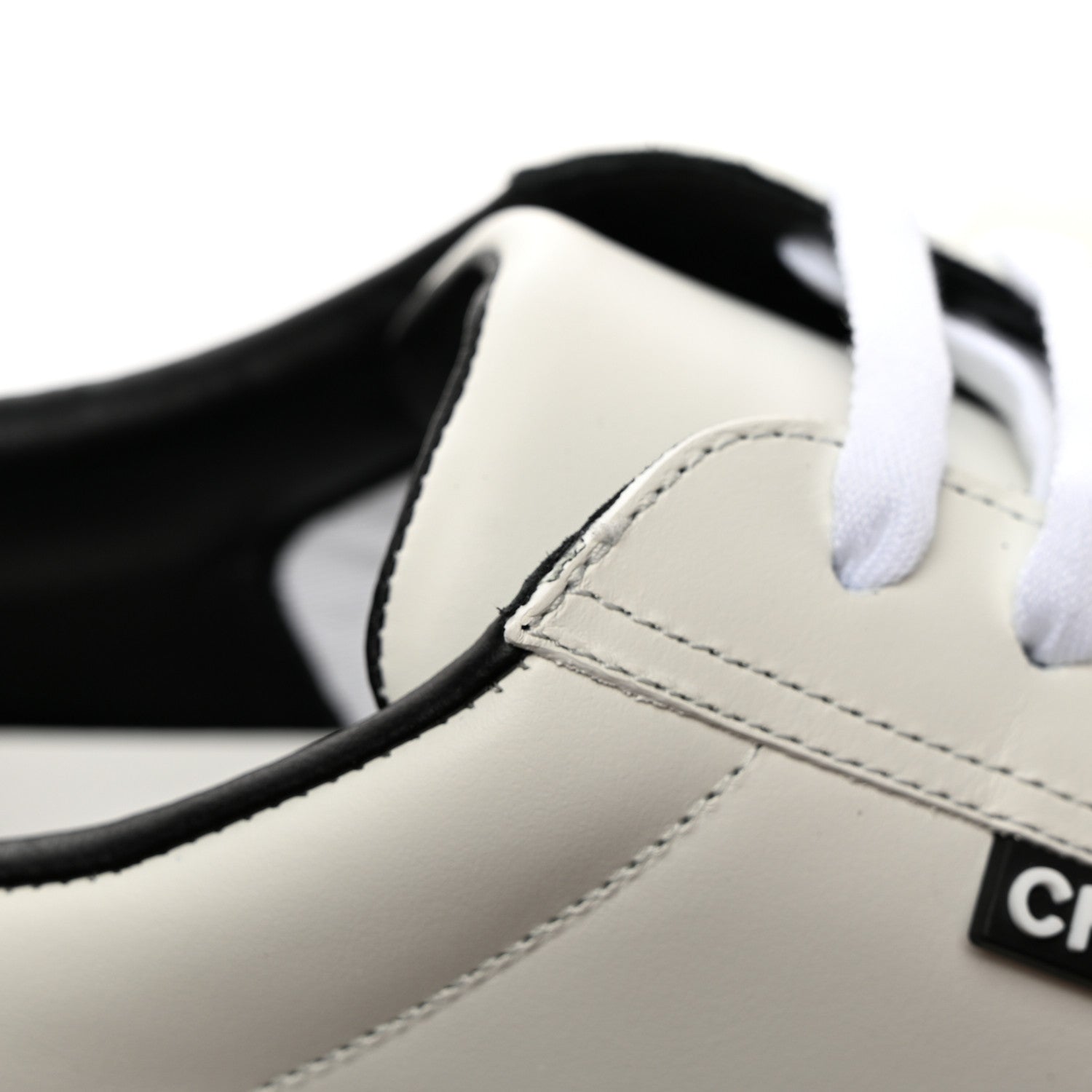 Chanel Calfskin Mens CC Sneakers 43 White 44 White 11 of 11