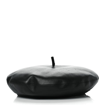 Christian Dior Lambskin D-Dream Beret 57 Black 4 of 8