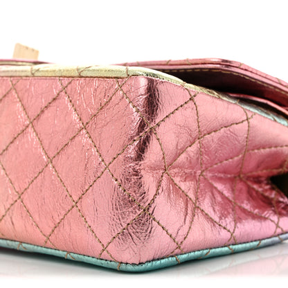 Chanel Metallic Goatskin Quilted 2.55 Reissue 225 Flap Multicolor 10 of 12