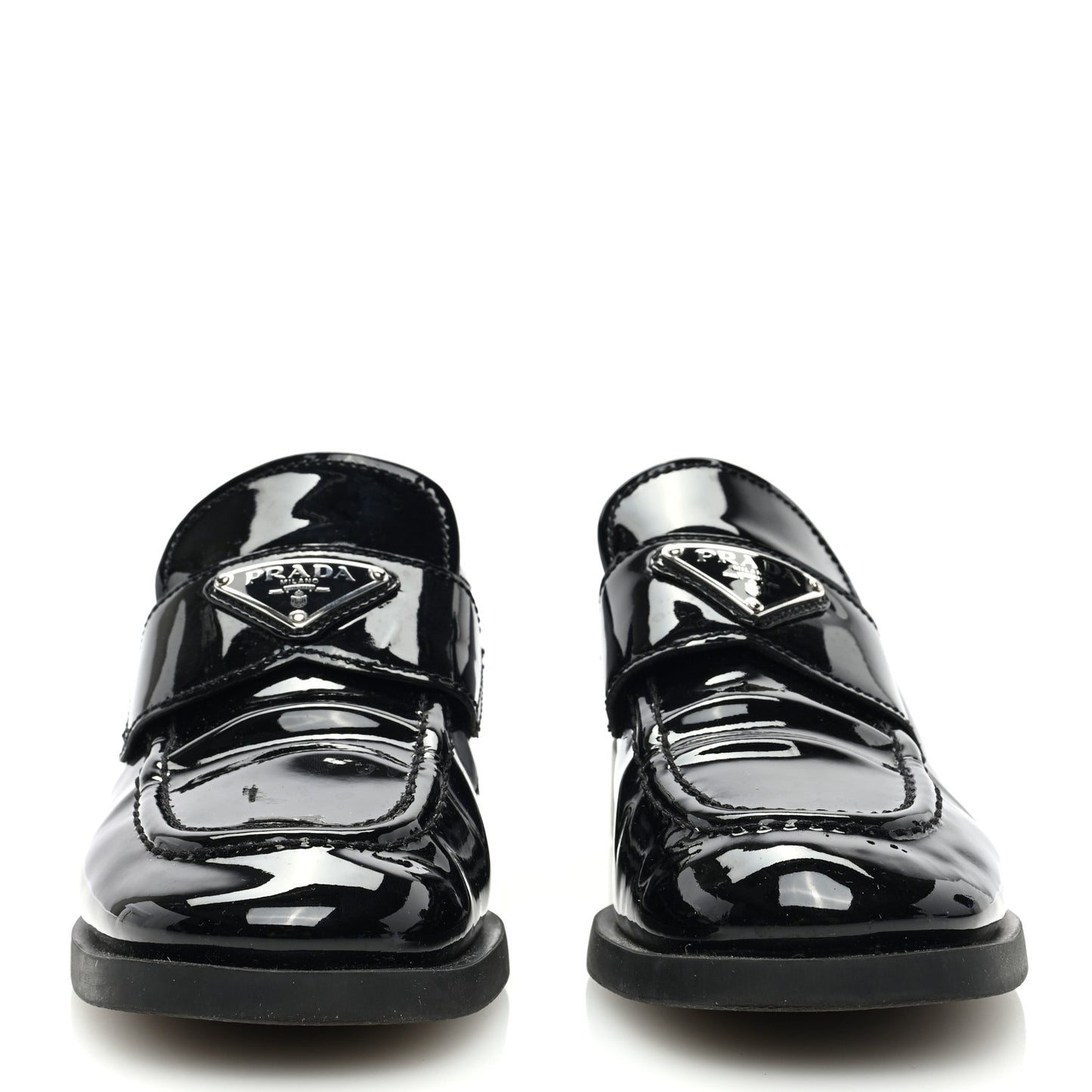 Vernice Triangle Womens Loafers 37 Black