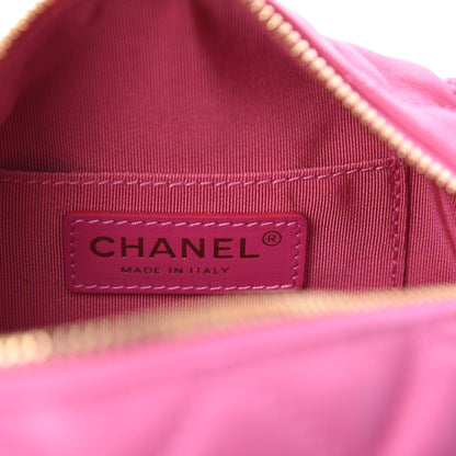 Chanel Lambskin Quilted Small Perfect Meeting Hobo Pink 9 of 11