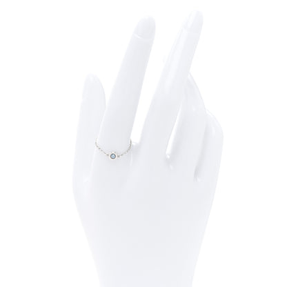 Tiffany Sterling Silver Aquamarine Elsa Peretti Color By The Yard Ring 61 9.5 2 of 4