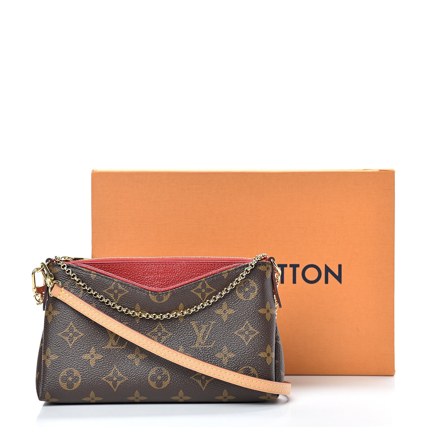 Louis Vuitton Monogram Pallas Clutch Cherry 11 of 11