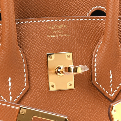 Hermes Epsom Birkin Sellier 25 Gold 6 of 11