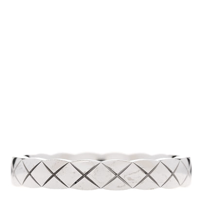 Chanel 18K White Gold Mini Coco Crush Ring 50 5.5 3 of 7