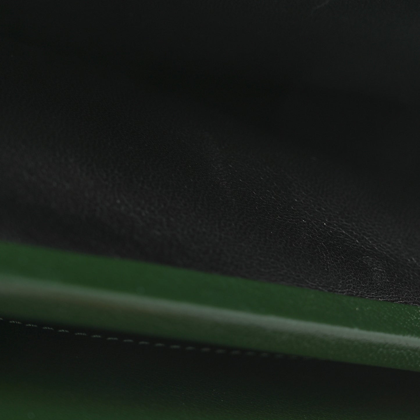 Goatskin Amazon Clutch Seaweed Green