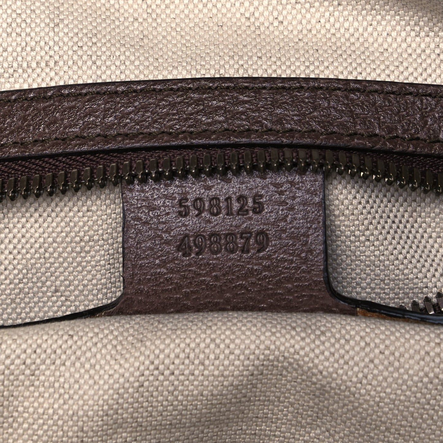 GG Supreme Monogram Web Small Ophidia Half Moon Hobo Brown