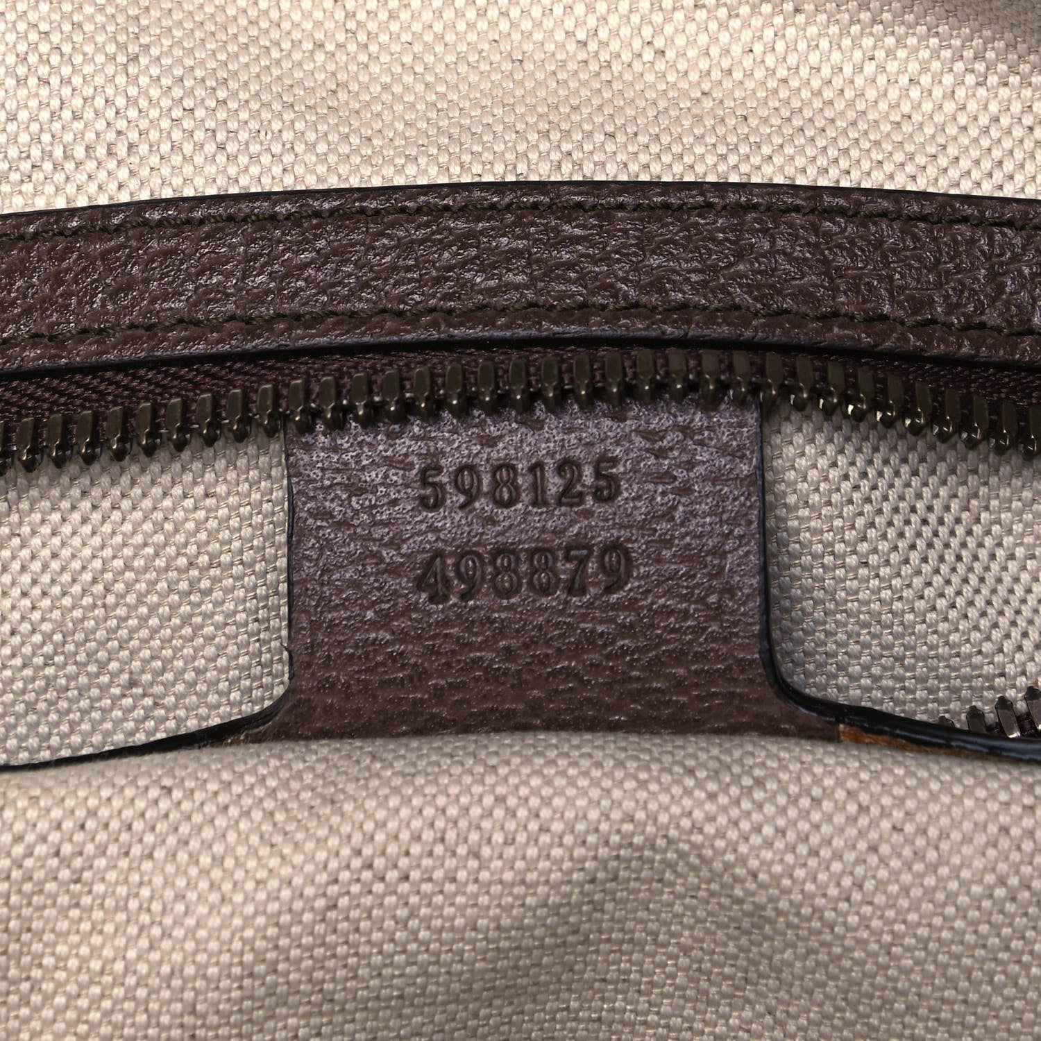 Gucci GG Supreme Monogram Web Small Ophidia Half Moon Hobo Brown 7 of 9