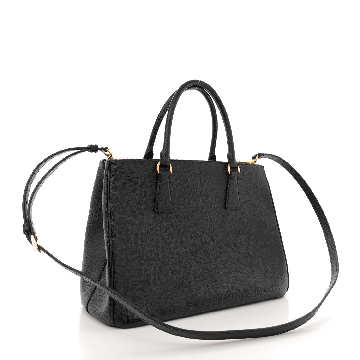 Prada Saffiano Lux Large Galleria Double Zip Tote Black 3 of 14