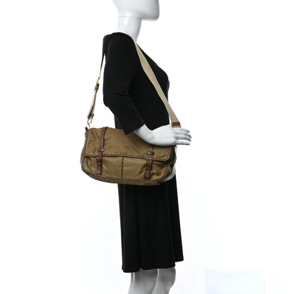 Prada Tessuto Nylon Messenger Bag Tabacco 2 of 14