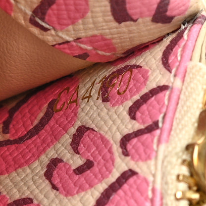 Louis Vuitton Monogram Leopard Insolite Wallet Blanc Corail 9 of 10