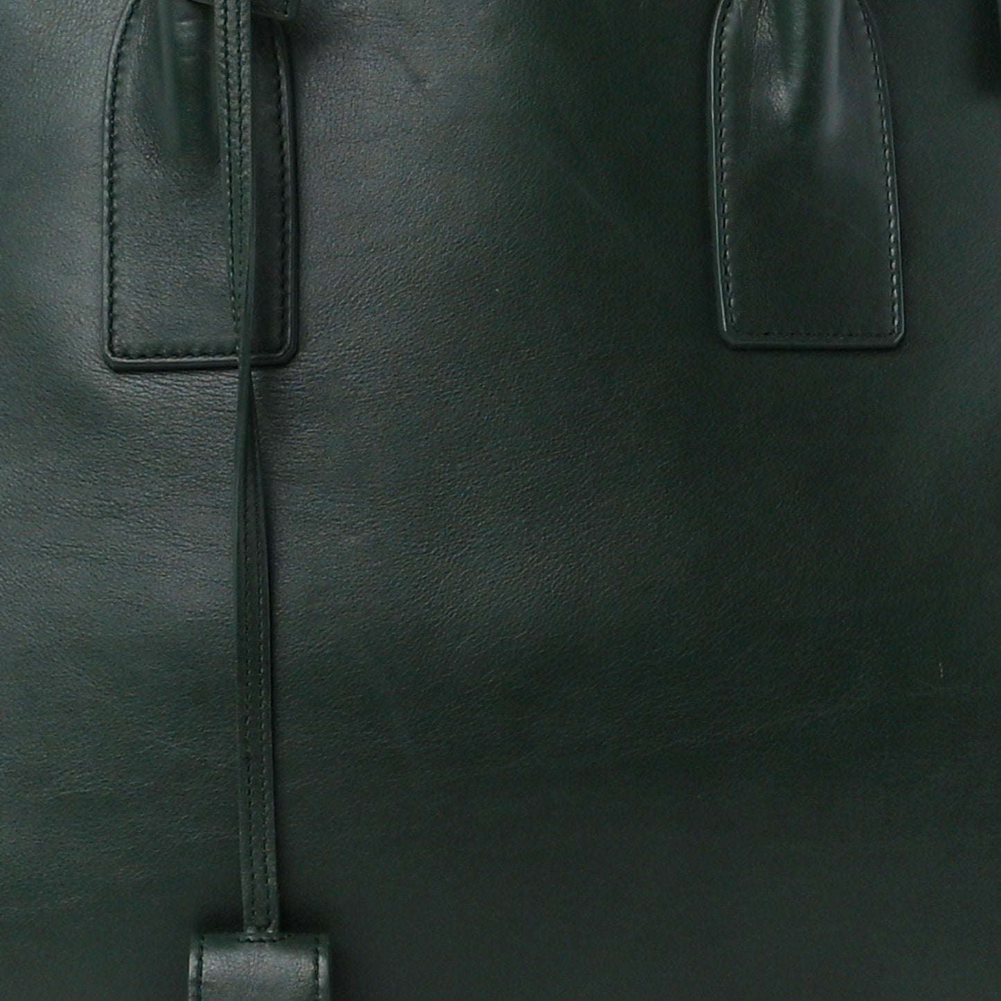 Calfskin Large Sac de Jour Carryall Dark Green