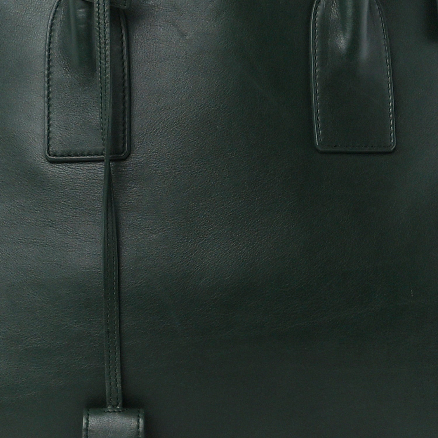 Saint Laurent Calfskin Large Sac de Jour Carryall Dark Green 12 of 16