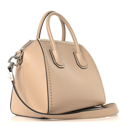 Givenchy Calfskin Small Studded Antigona Beige 3 of 11