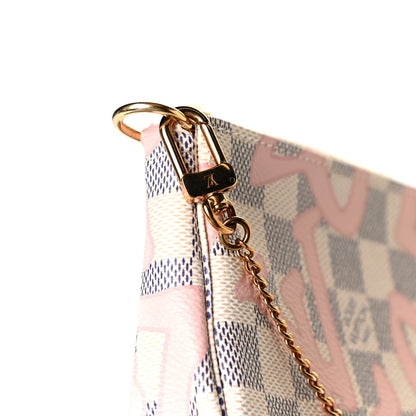 Louis Vuitton Damier Azur Tahitienne Mini Pochette Accessories 6 of 6