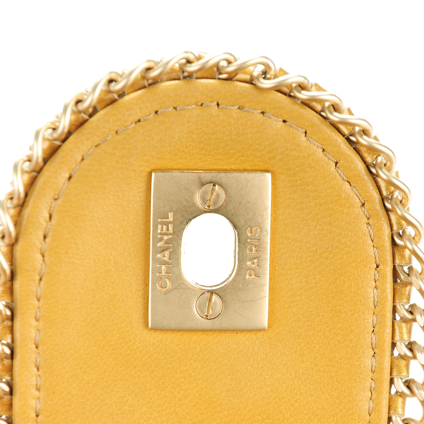 Patent Medium Madison Flap Gold