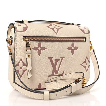 Louis Vuitton Empreinte Monogram Giant Pochette Metis Creme Bois de Rose 2 of 9