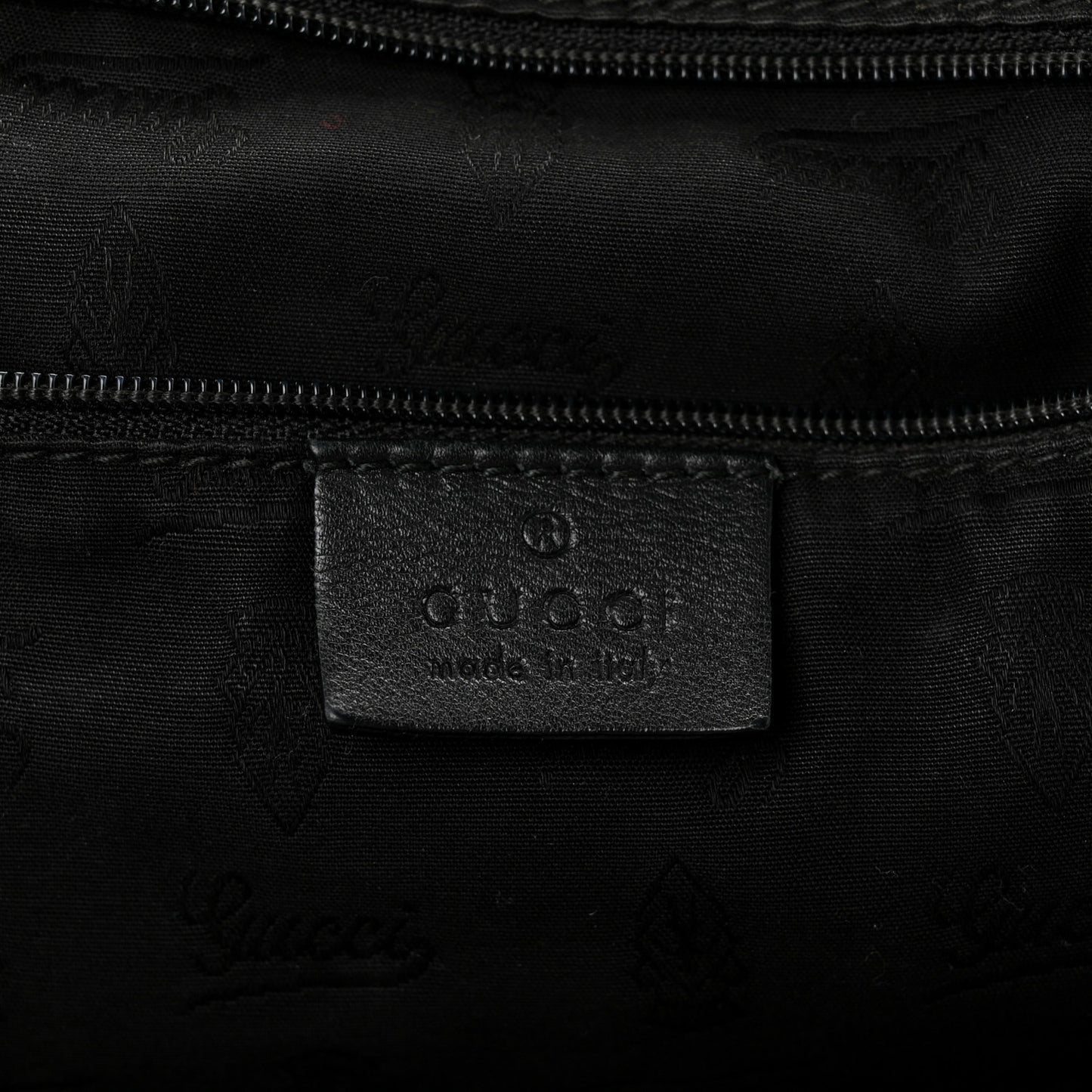 Guccissima Large Sukey Tote Black