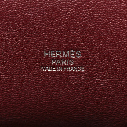 Hermes Taurillon Clemence Bi-Color Jypsiere 31 Rouge H Rouge Casaque 6 of 9