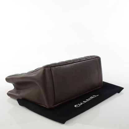 Chanel Caviar Quilted Grand Shopping Tote GST Dark Brown 4 of 10
