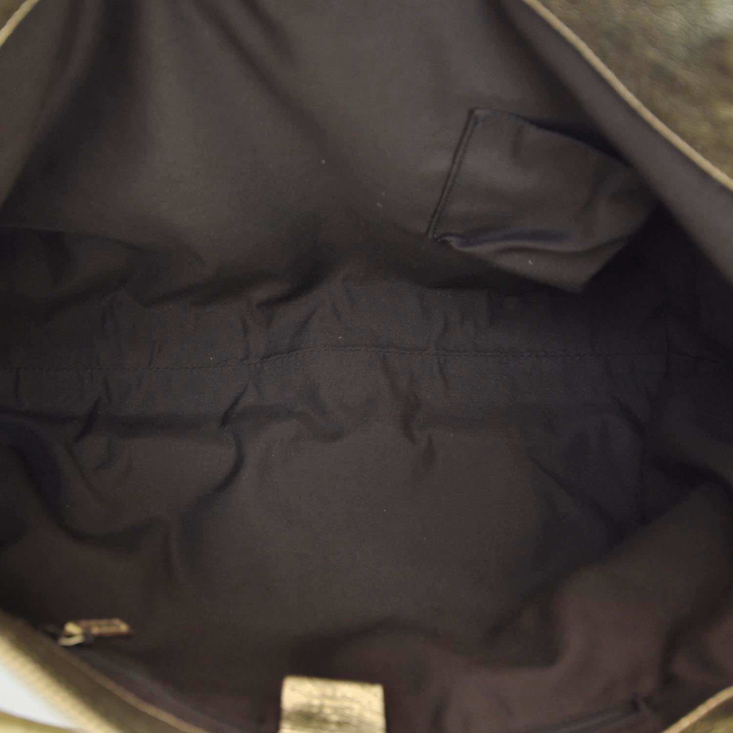 Gucci Monogram D Gold Tote Metallic Gold 10 of 11