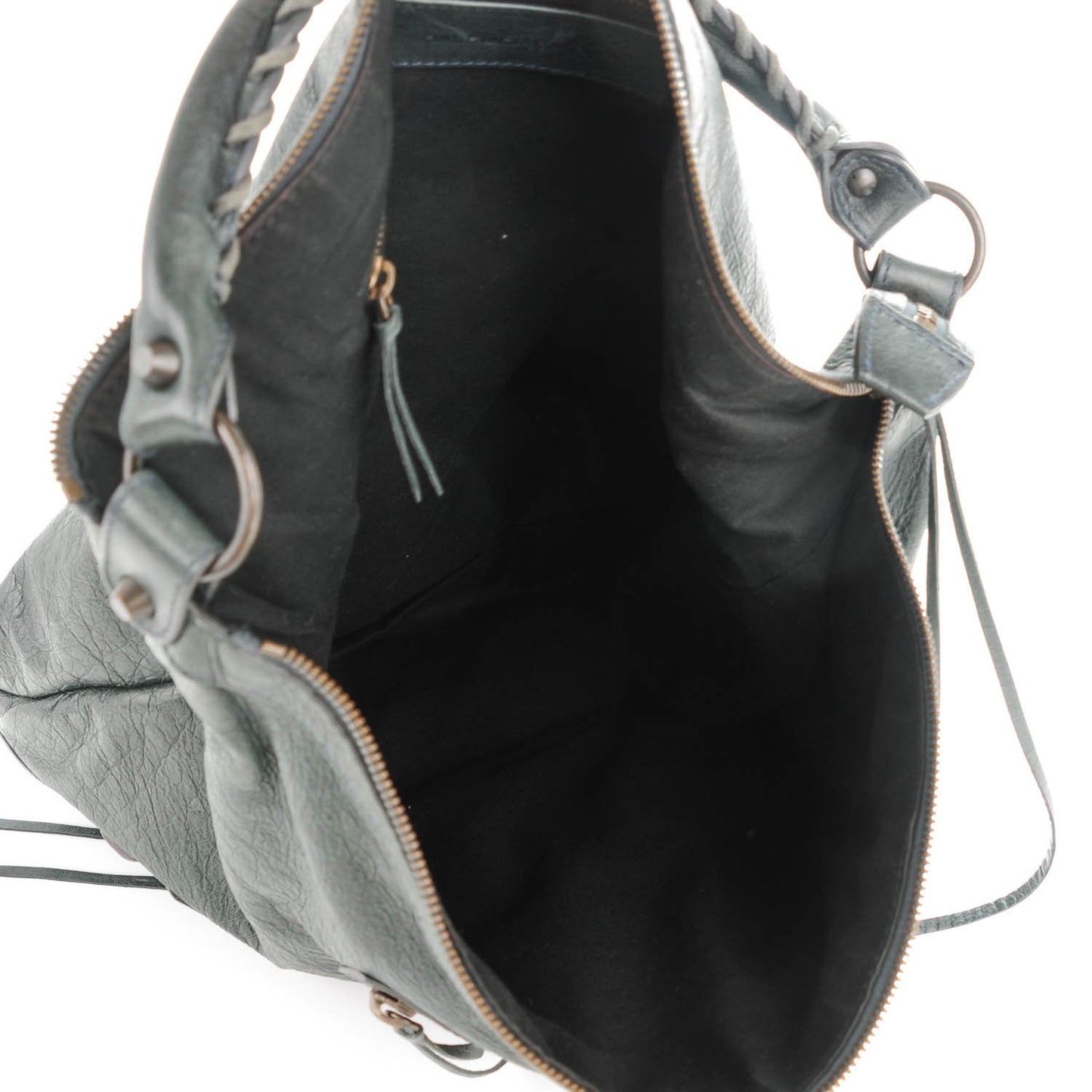 Agneau Classic Hardware Day Hobo Anthracite