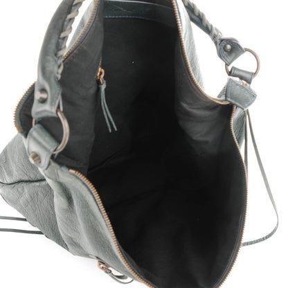 Balenciaga Agneau Classic Hardware Day Hobo Anthracite 5 of 8