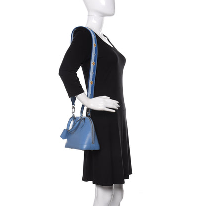 Louis Vuitton Epi Jacquard Alma BB Bleuet 2 of 10