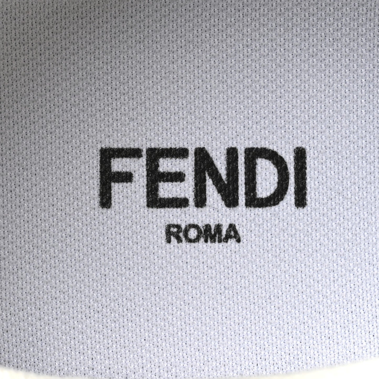 Fabric Jacquard Vitello Technical Fabric FF Womens Fendi Force Low Top Sneakers 38 Tobacco Black Ultrawhite White