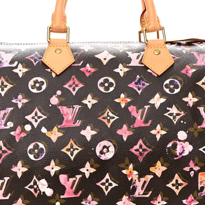 Louis Vuitton Watercolor Aquarelle Speedy 35 Brown 8 of 12
