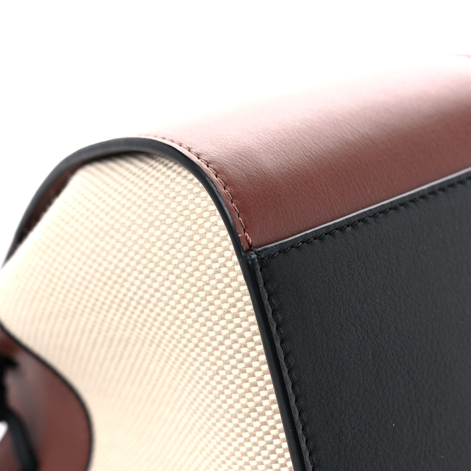 Loewe X Spirited Away Calfskin Textile Susuwatari Mini Hammock Shoulder Bag Havane Ecru 10 of 13