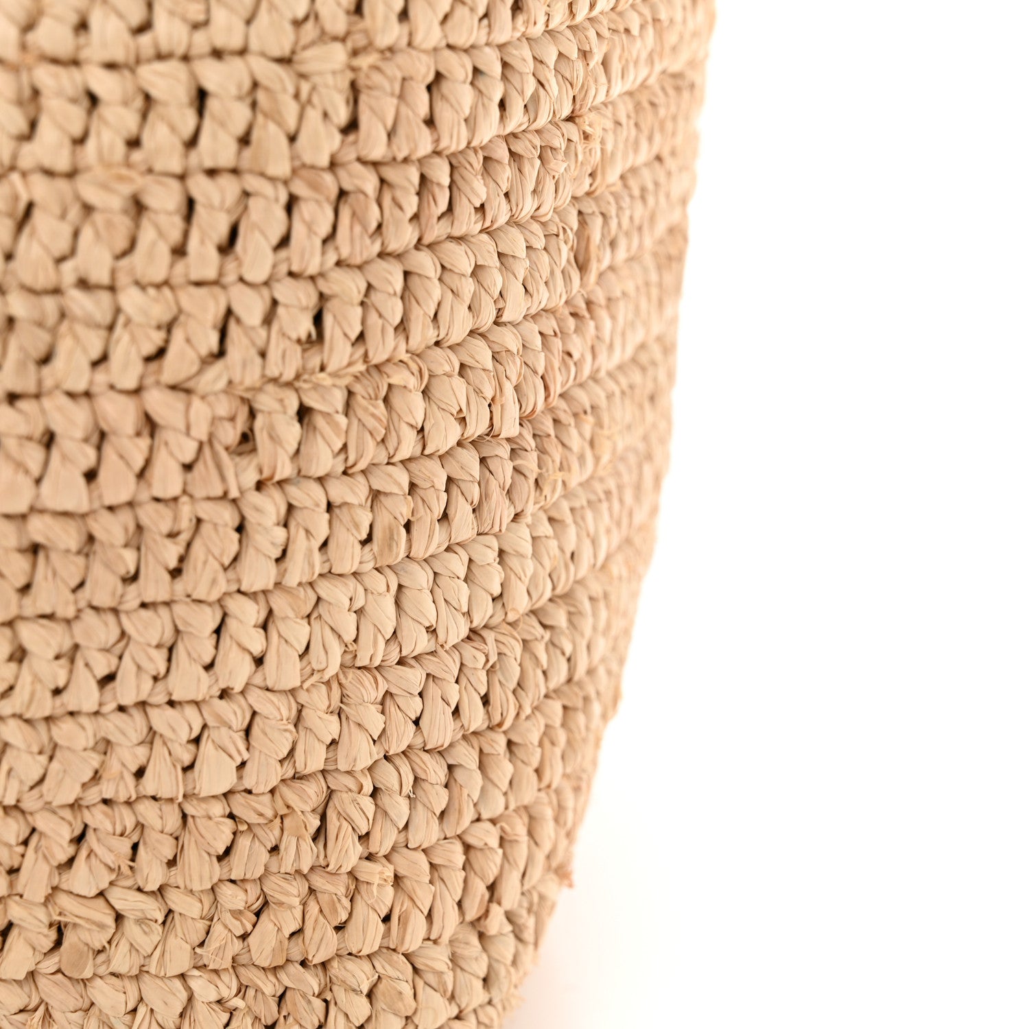Saint Laurent Raffia Vegetable Le 37 Bucket Bag Naturel Brick 15 of 16
