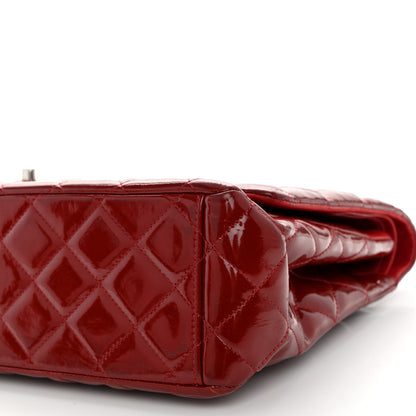 Chanel Patent Quilted Maxi Double Flap Red 10 of 10