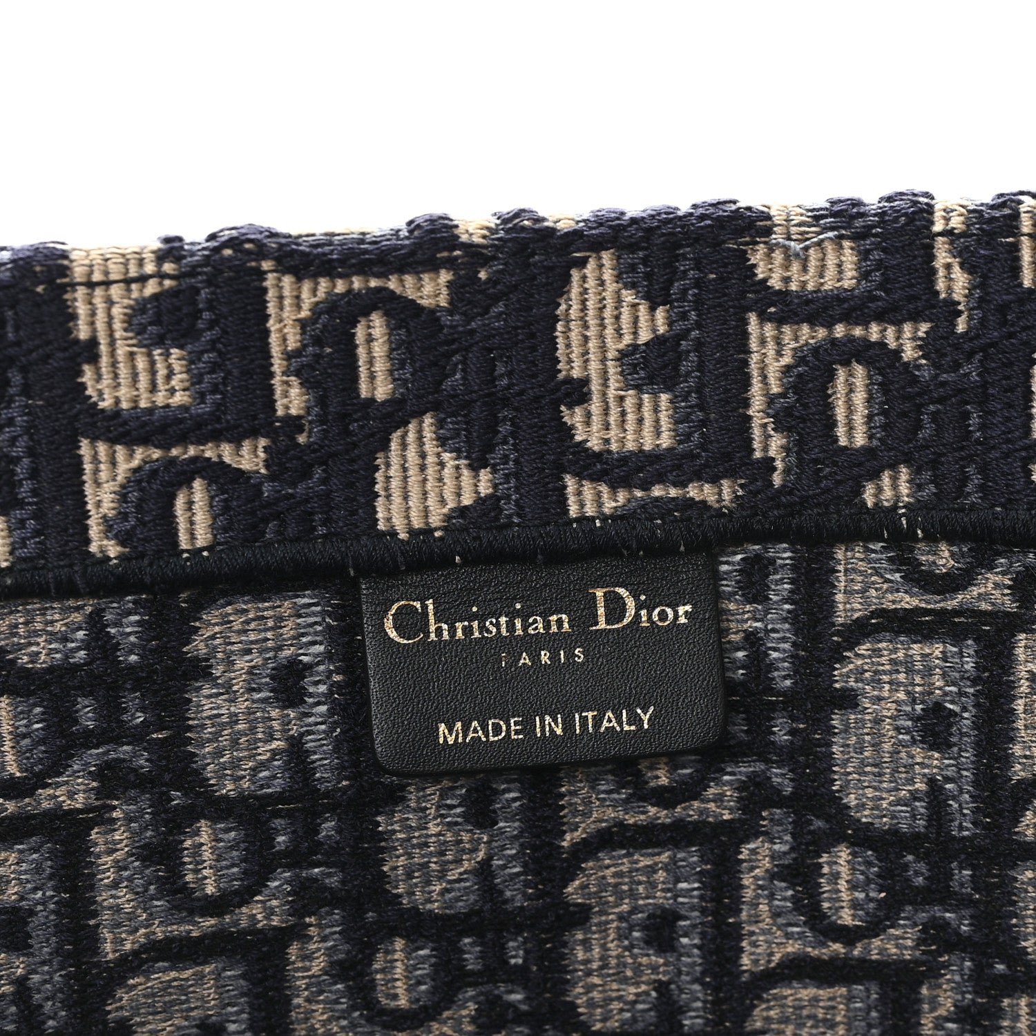 Christian Dior Oblique Large Book Tote Blue Multicolor 6 of 11