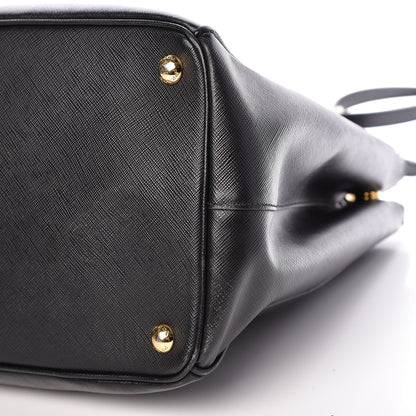 Prada Saffiano Large Galleria Double Zip Tote Black 11 of 15