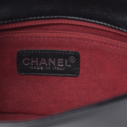 Chanel Patent Chocolate Bar Quilted CC Flap Black 6 of 12