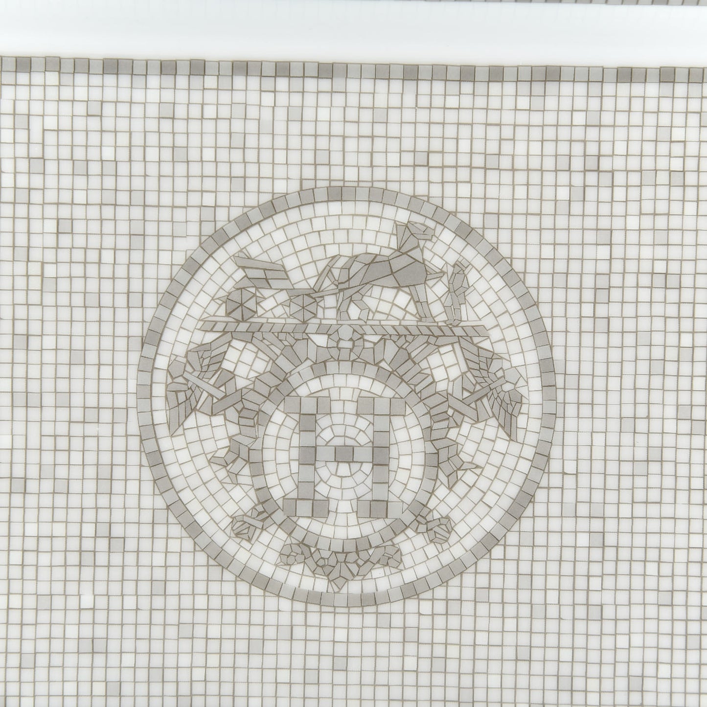 Porcelain Mosaique Au 24 Sushi Plate Platine