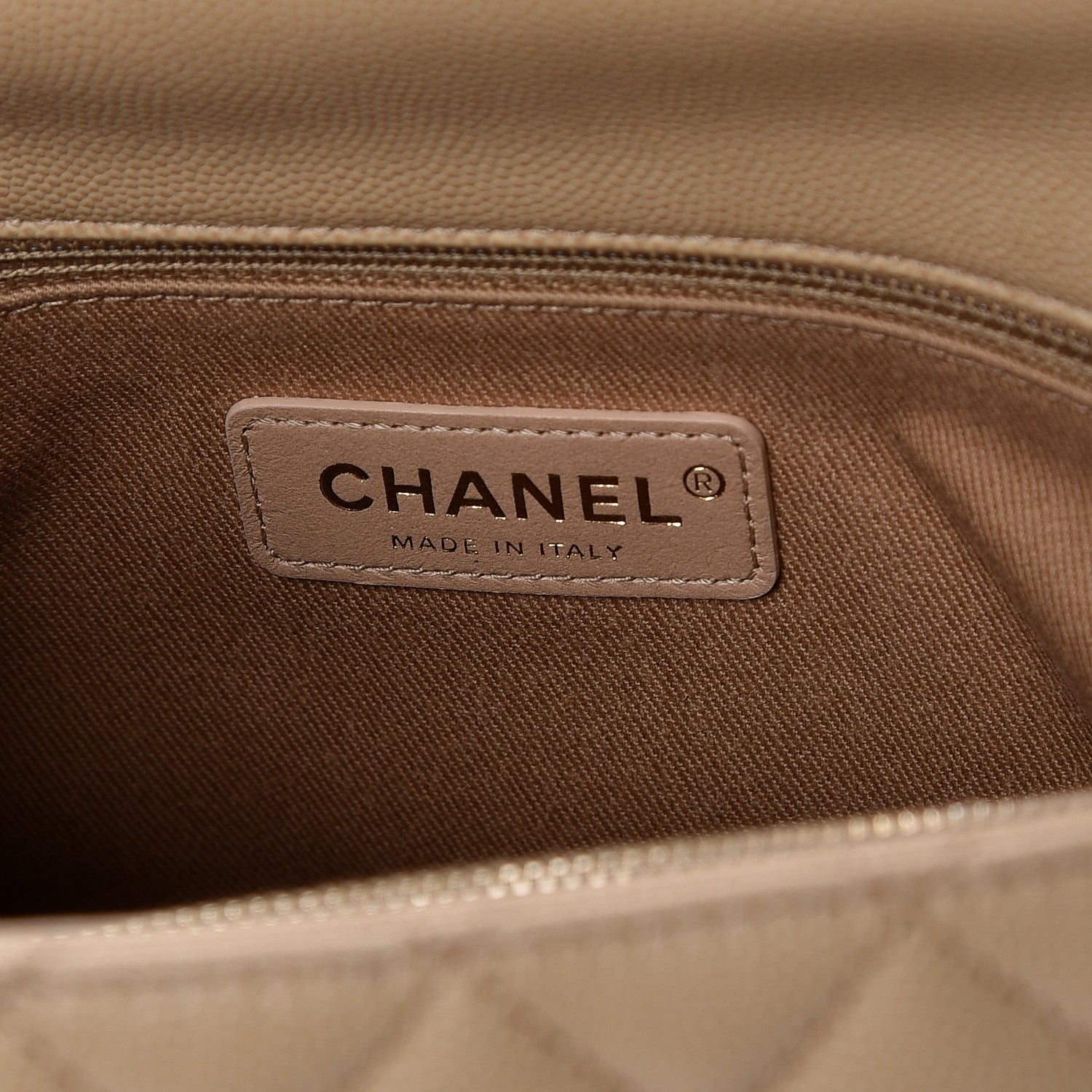 Chanel Caviar Lizard Embossed Quilted Small Coco Handle Flap Beige 8 of 12