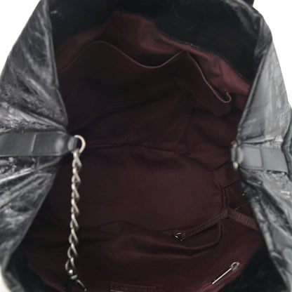 Chanel Iridescent Calfskin Quilted Large In The Mix Tote Black 5 of 11