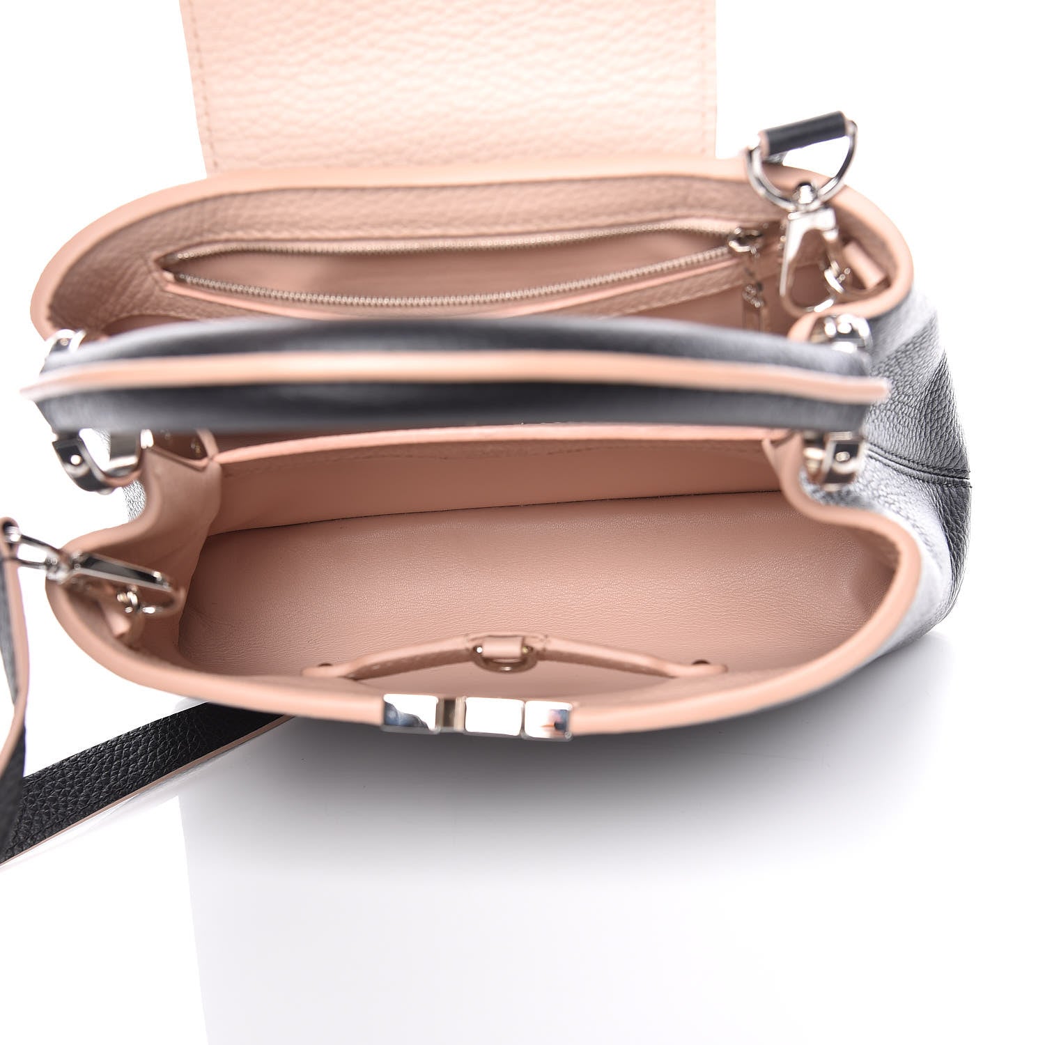 Louis Vuitton Taurillon Capucines BB Black Petale 5 of 9