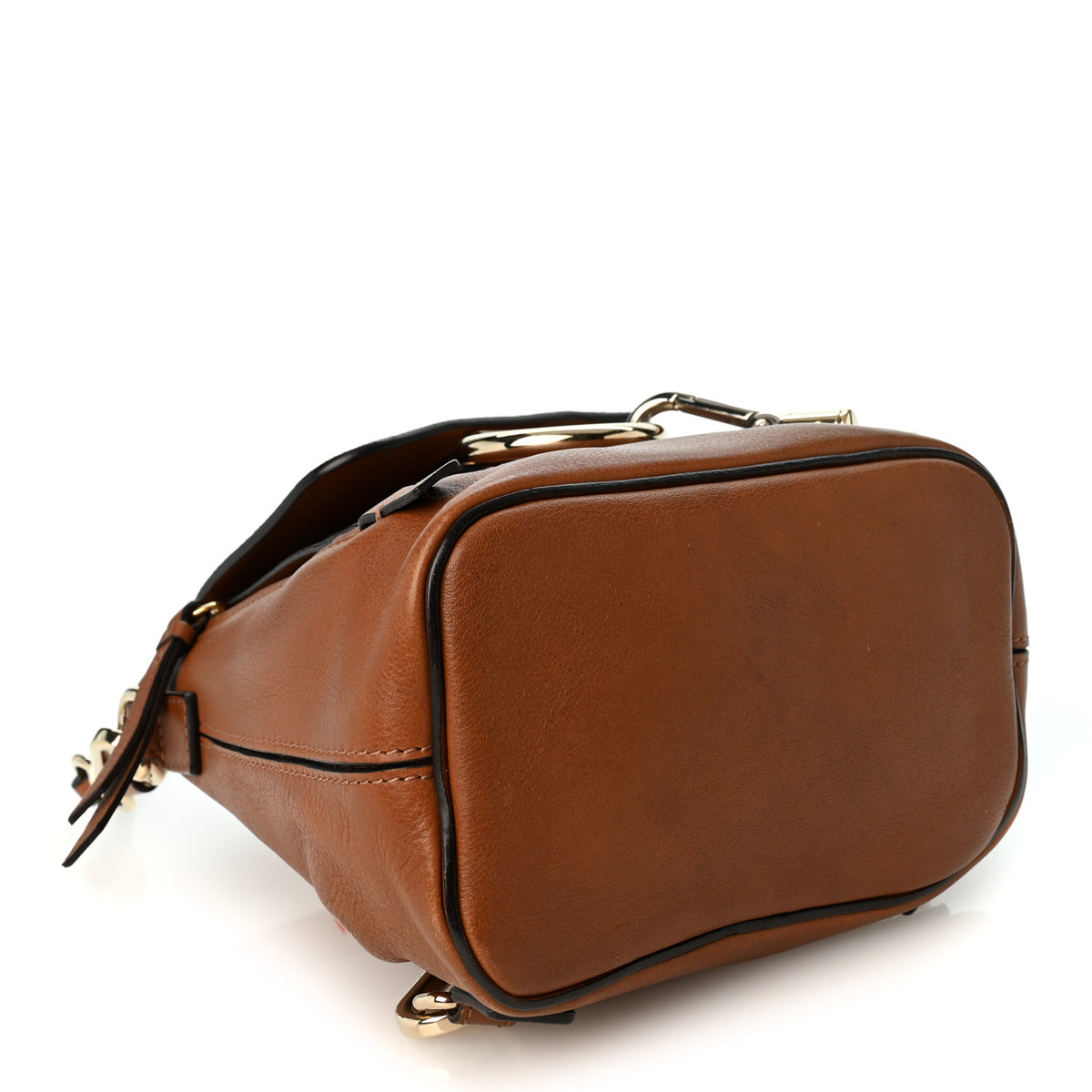 Chloe Suede Calfskin Mini Faye Backpack Tan 3 of 10
