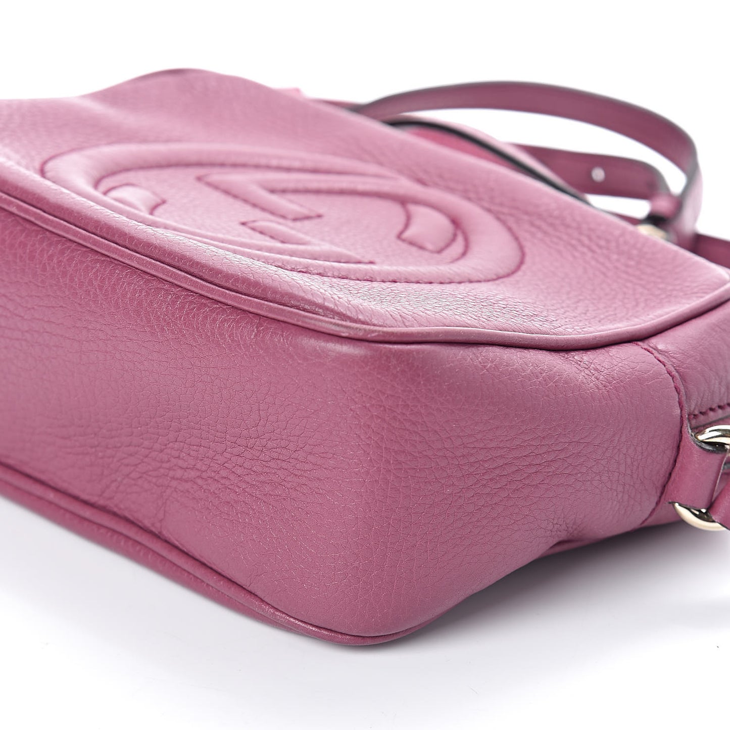 Pebbled Calfskin Small Soho Disco Bag Peonia Flower