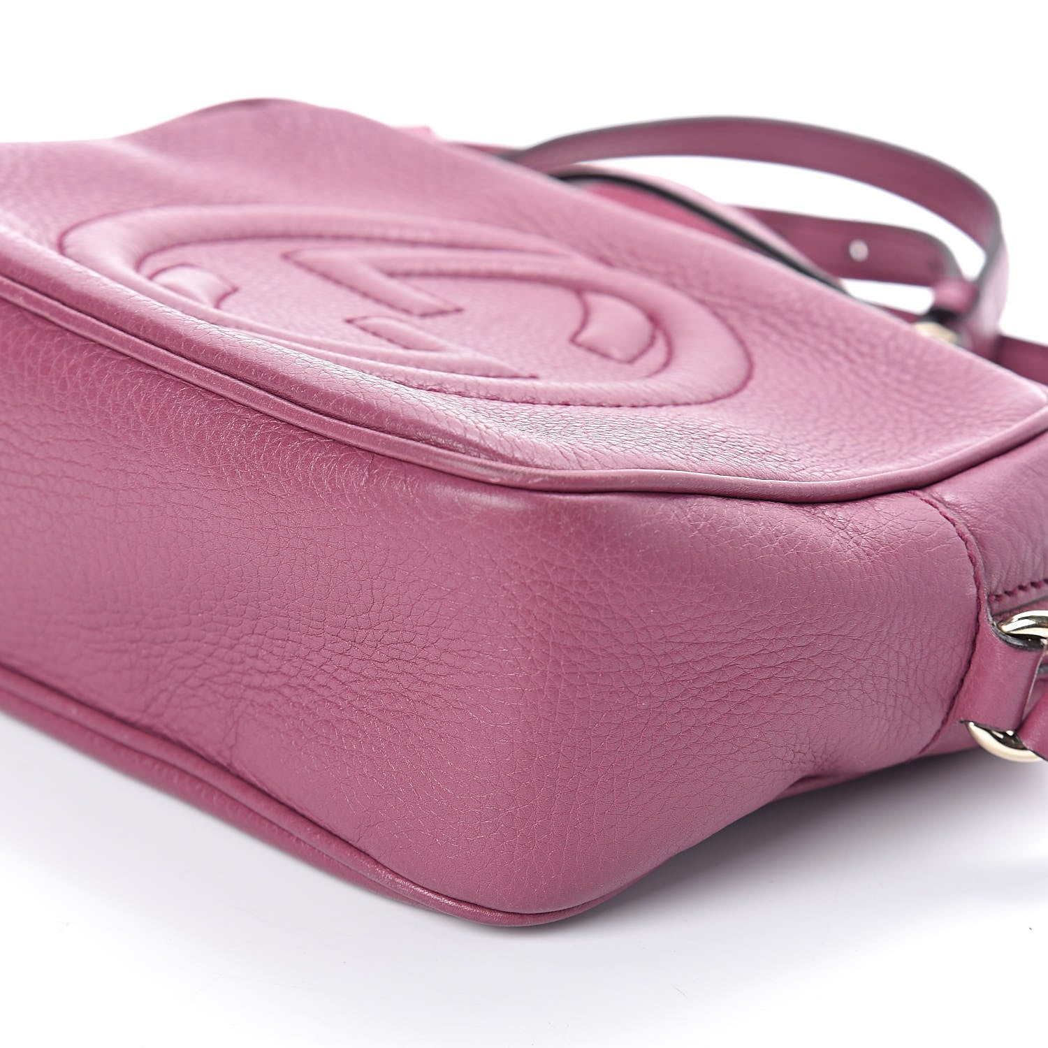 Gucci Pebbled Calfskin Small Soho Disco Bag Peonia Flower 14 of 15